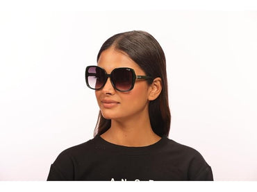 IRUS 100% UV protected sunglasses for Women | Size- Large | Shape- Square | Model- IRS1213C4SG (Green)