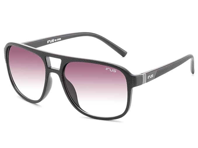 IRUS 100% UV protected sunglasses for Men | Size- Large | Shape- Square | Model- IRS1223C1SG