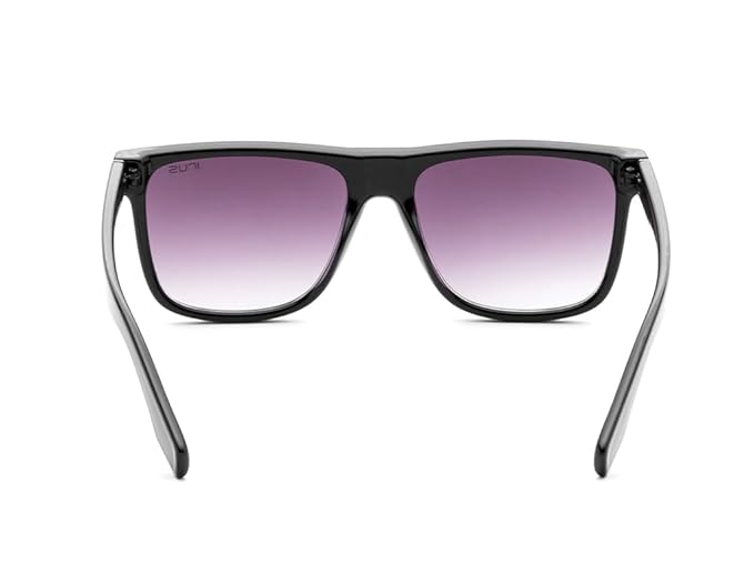 IRUS Uv Protected Sunglasses For Men | Size- Medium | Shape- Square | Model- Irs1225C1Sg, Black