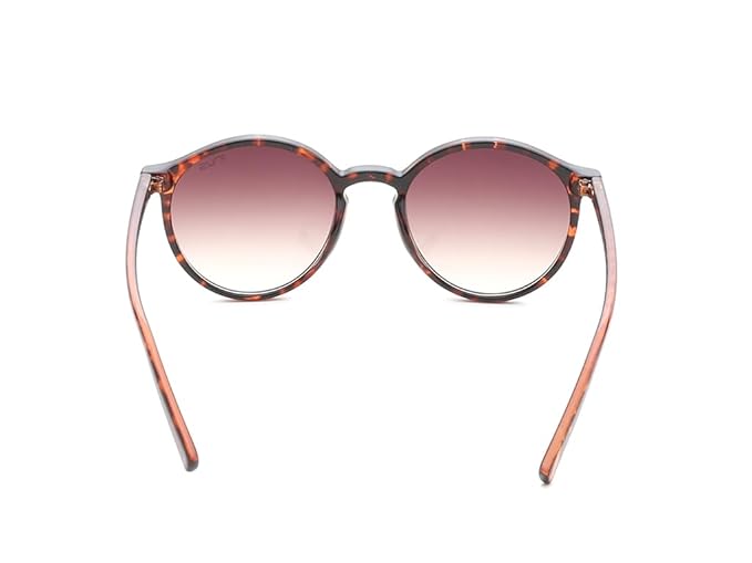 IRUS Uv Protected Sunglasses For Men | Size- Small | Shape- Round | Model- Irs1226C2Sg, Brown