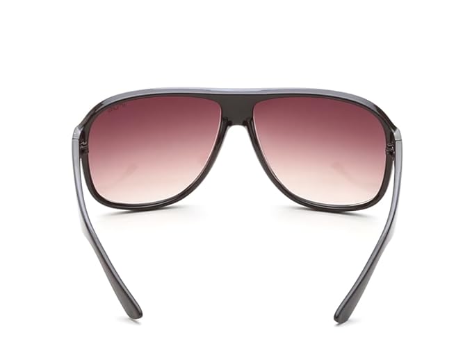 IRUS Uv Protected Sunglasses For Men | Size- Large | Shape- Square | Model- Irs1228C2Sg, Brown