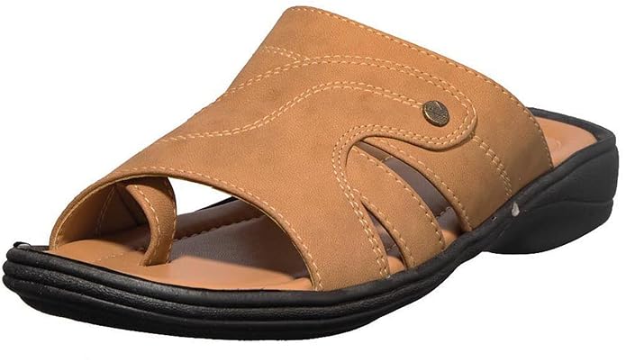 Khadim's Synthetic Airmax Sole Solid Sandal for Men