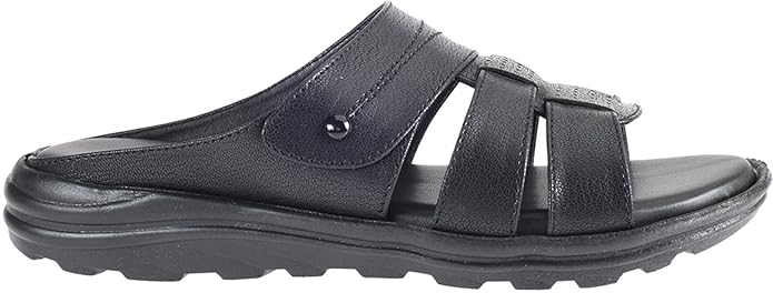 Khadim's Men Black Sandal