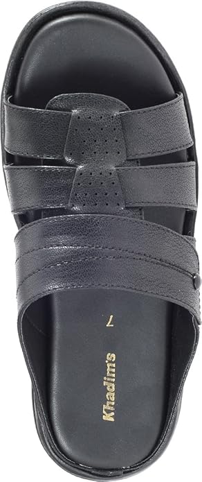Khadim's Men Black Sandal