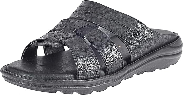 Khadim's Men Black Sandal