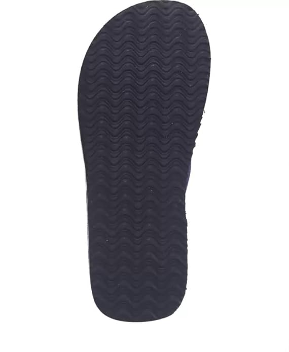 Khadim's Synthetic EVA Sole Navy Solid Slippers For Men