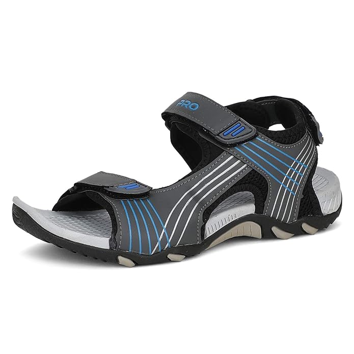 Pro by Khadim's Men's Grey Floater Sandal