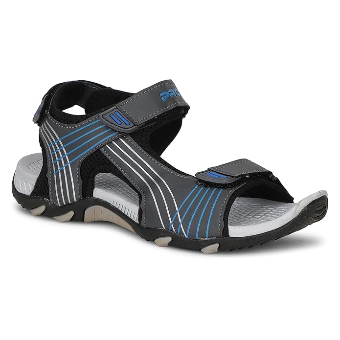 Pro by Khadim's Men's Grey Floater Sandal