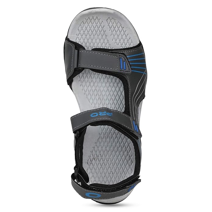 Pro by Khadim's Men's Grey Floater Sandal