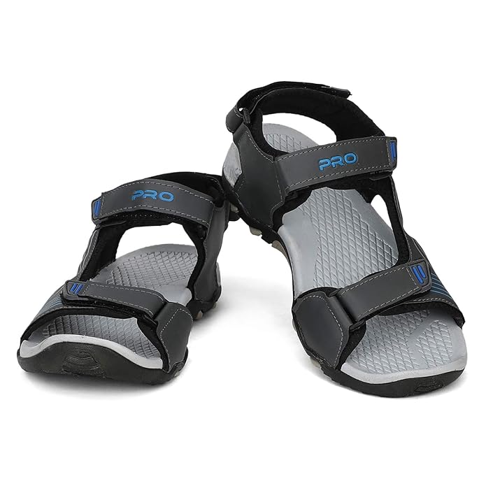 Pro by Khadim's Men's Grey Floater Sandal