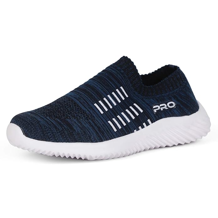 Pro by Khadim's Men's Navy Slip-On Sneakers
