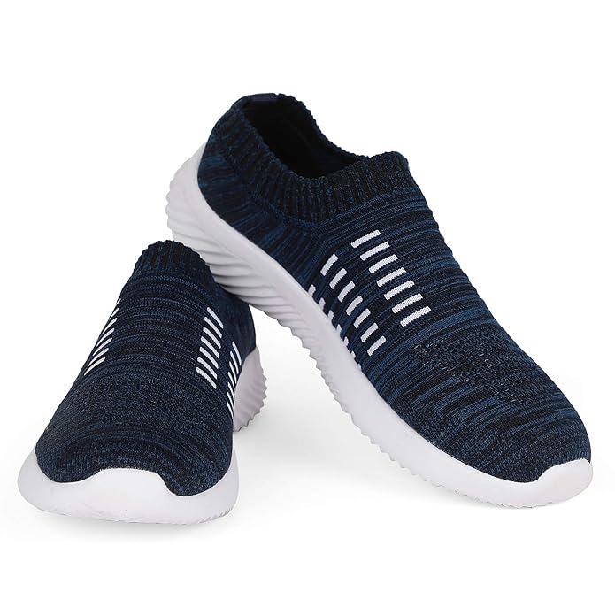 Pro by Khadim's Men's Navy Slip-On Sneakers