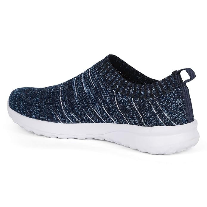 Pro by Khadim's Men's Blue Casual Slip-On Sneakers