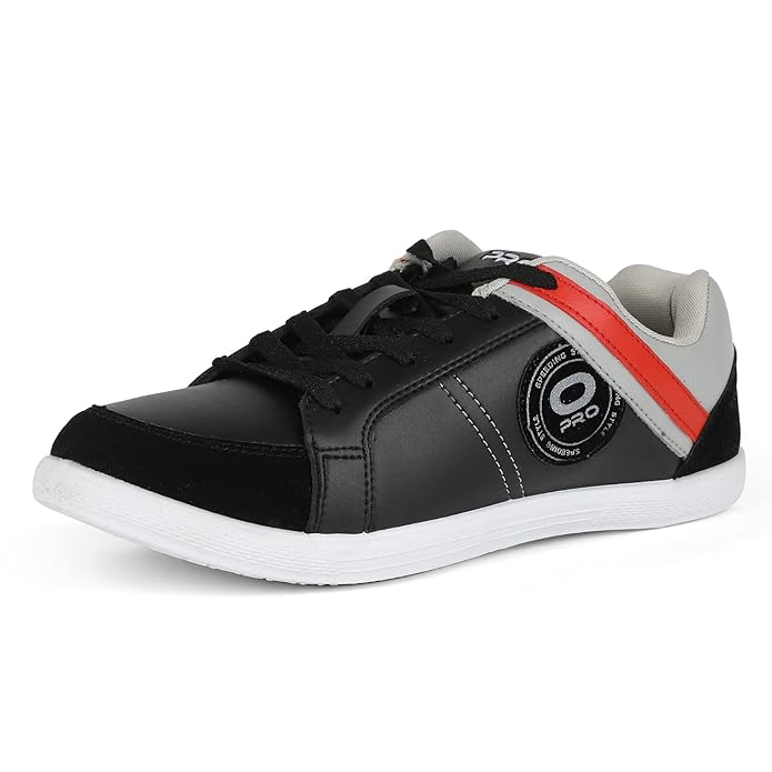 Pro by Khadim's Men Black Lifestyle Dress Sneakers
