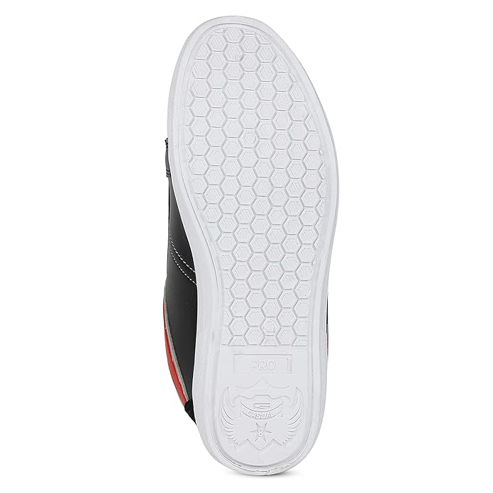 Pro by Khadim's Men Black Lifestyle Dress Sneakers