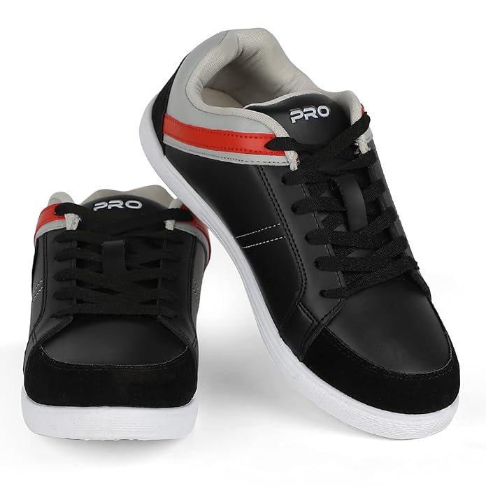 Pro by Khadim's Men Black Lifestyle Dress Sneakers