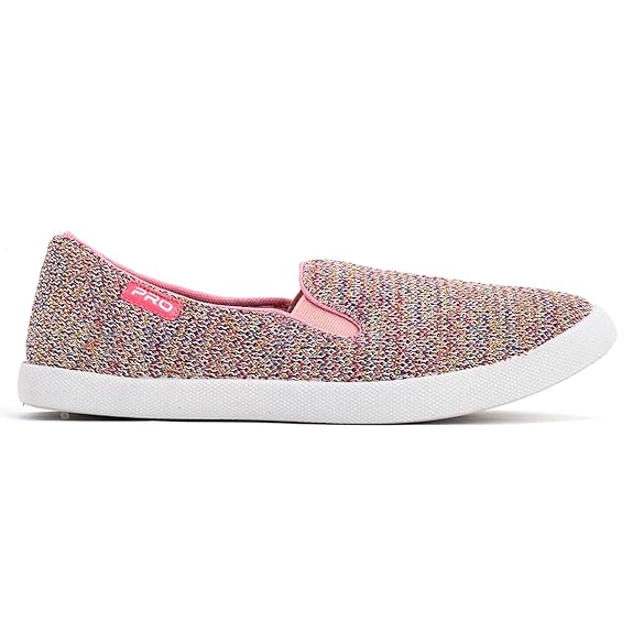 Pro by Khadim Pink Canvas Shoe for Women