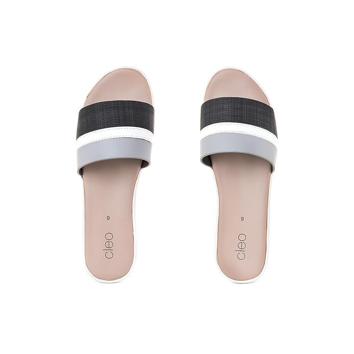 Khadim's Cleo Flat Mule Slide Sandal for Women
