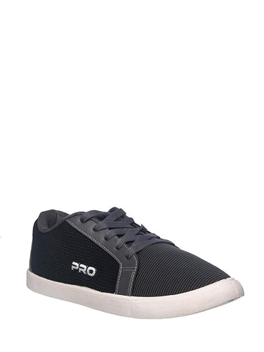 Pro by Khadim's Men's Grey Casual Sneakers
