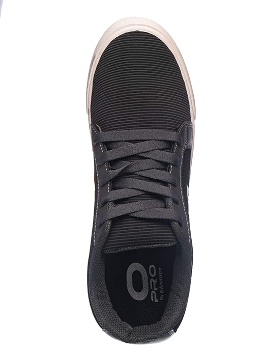 Pro by Khadim's Men's Grey Casual Sneakers