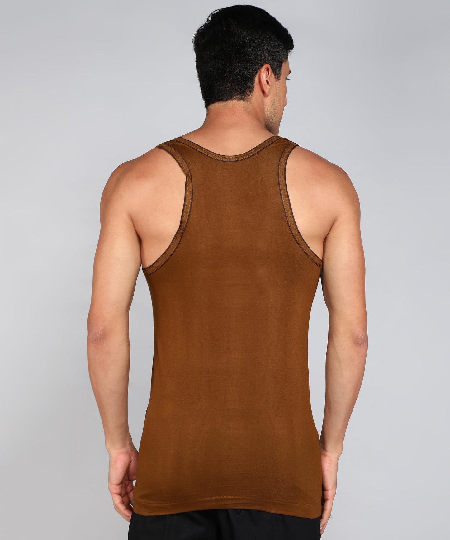 LUX VENUS Men's Round Neck Sleeveless Cotton Vest Pack of 6