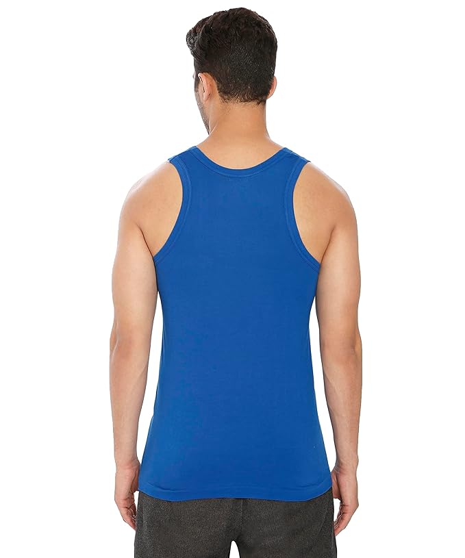 Lux Cozi 100% Cotton Men's Sleeveless Vest Pack of 4