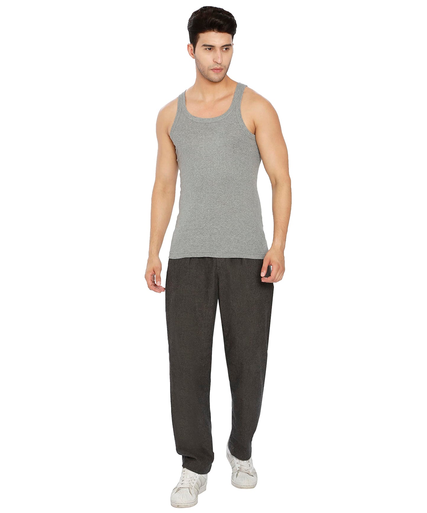 Lux Xylo Cotton Men's Round Neck Sleeveles Vest - Assorted (777)