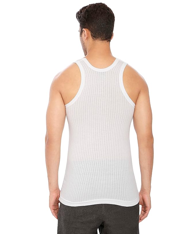 Lux Cozi 100% Cotton Men's Sleeveless Parker Vest Pack of 2