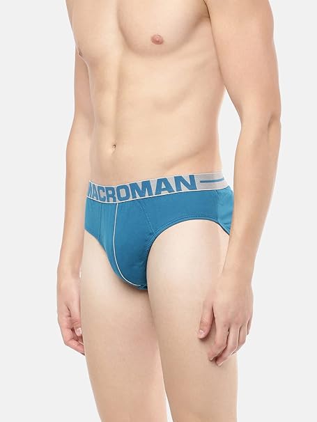 MacroMan M-Series Men's 100% Cotton Briefs (Pack of 2)