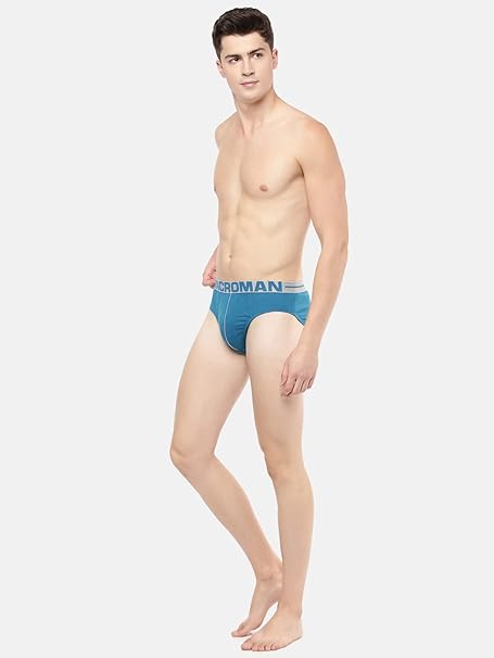 MacroMan M-Series Men's 100% Cotton Briefs (Pack of 2)