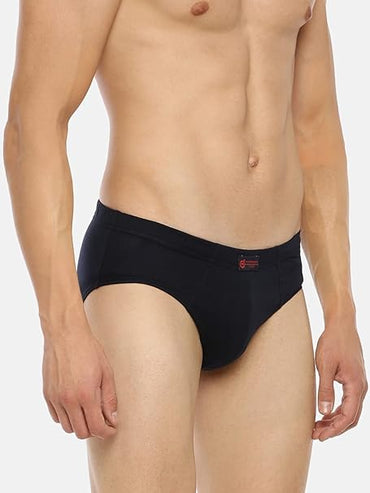 MacroMan M-Series Men's 100% Cotton Briefs (Pack of 4)