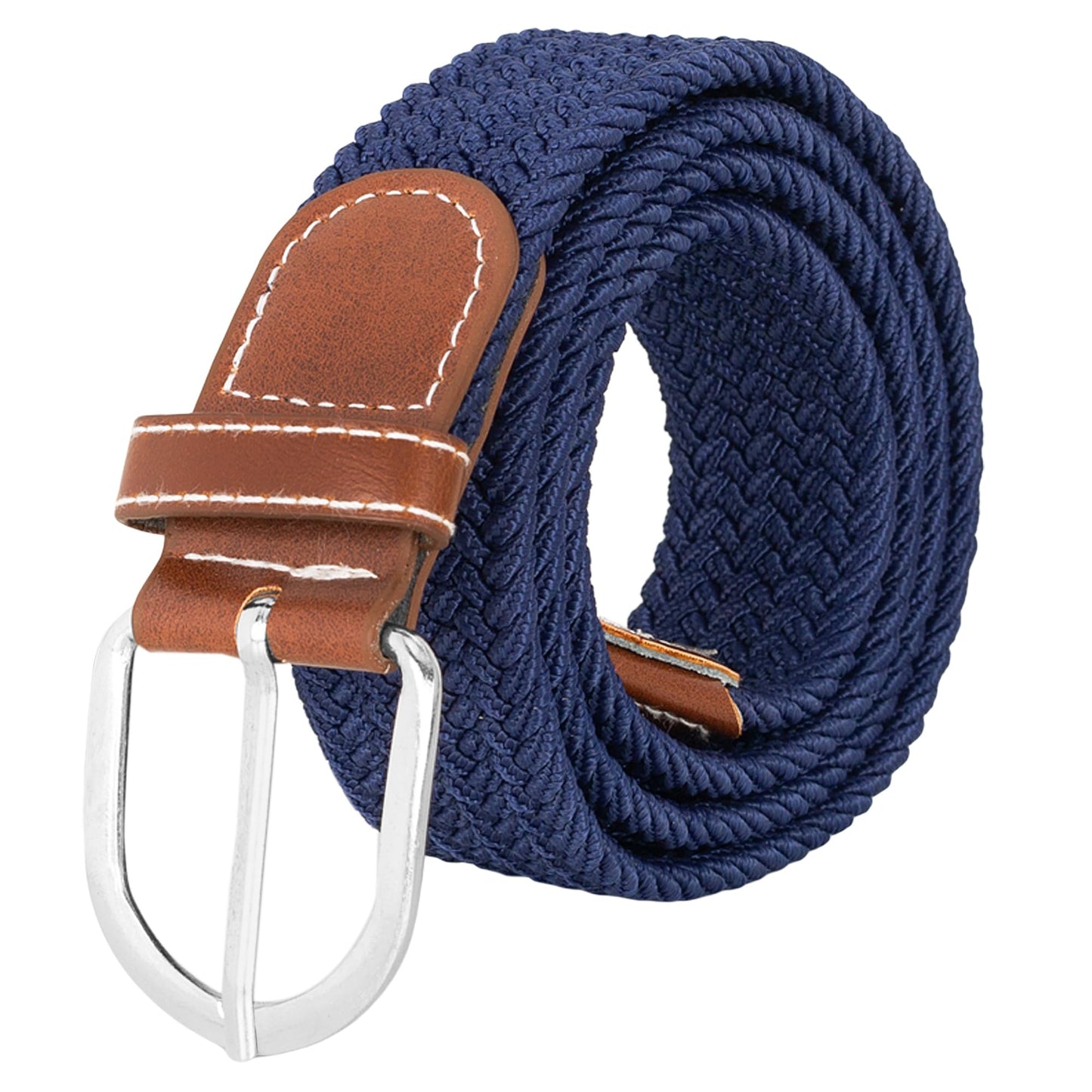 BTfash Stretchable Braided Woven Fabric Belt for Men and Women, Fits on upto 40 inch waist size | Pack of 1 |