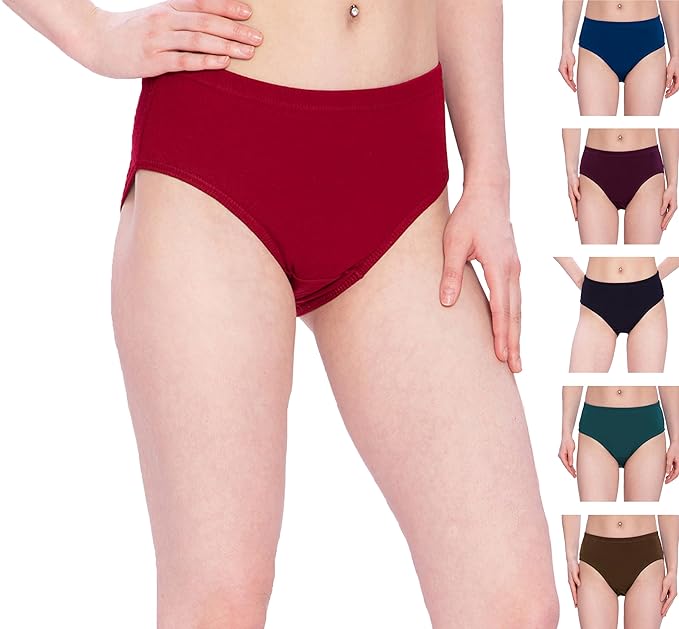 Lux Amore Women's Cotton Regular Plain/Printed IE Panties. (101_102_105) (Assorted_PO2)