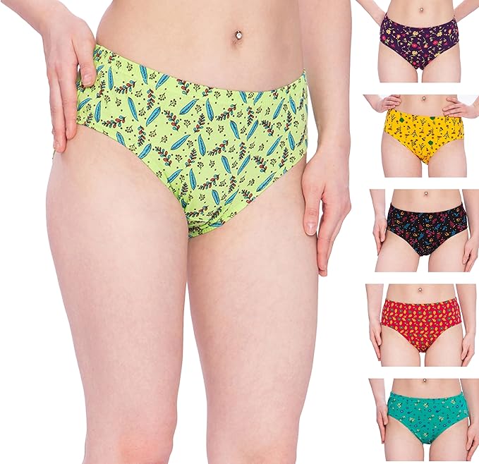 Lux Amore Women's Cotton Regular Plain/Printed IE Panties. (101_102_105) (Assorted_PO2)