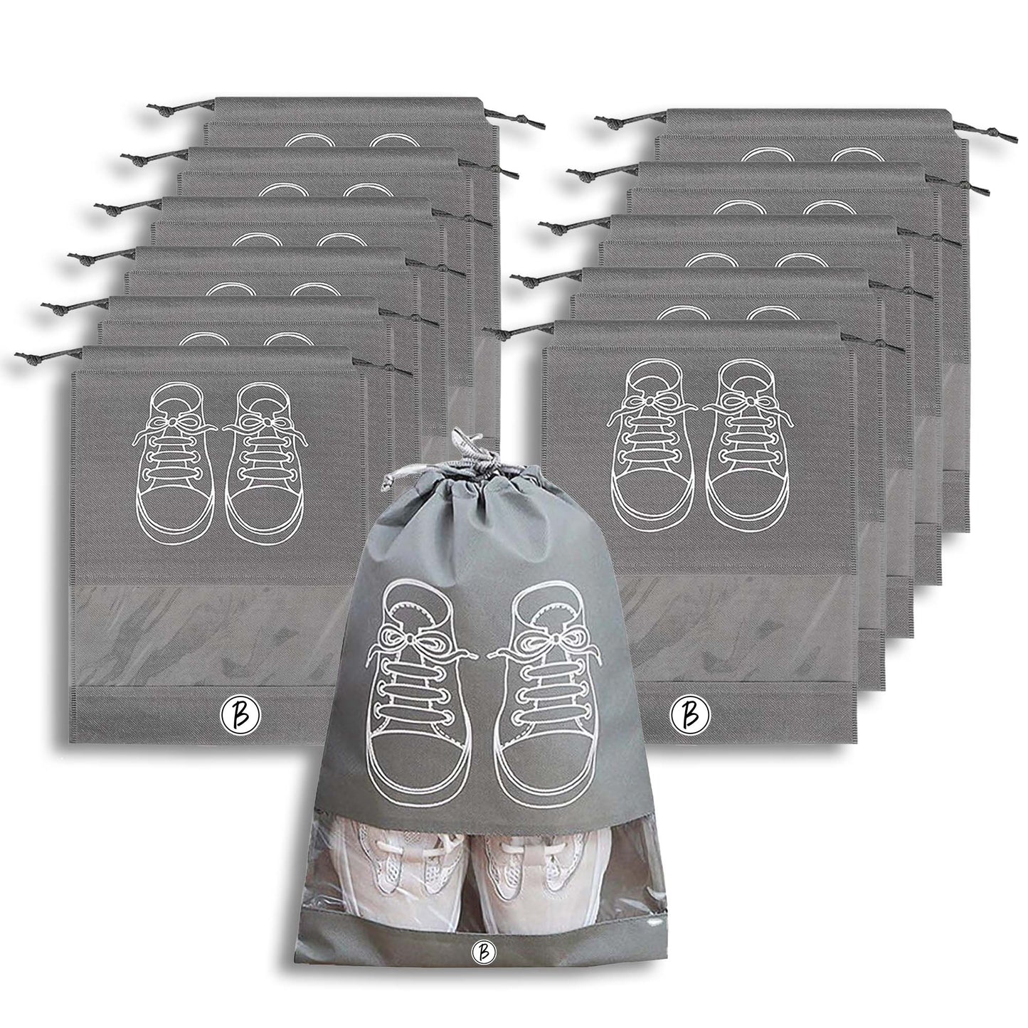 Btag Shoes Bag for Travel & Storage organizer for Men & Women | Travel Accessories | Shoe Organizer | Shoe Cover for Travel Essentials