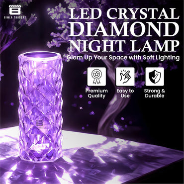 Crystal Table Desk Lamp