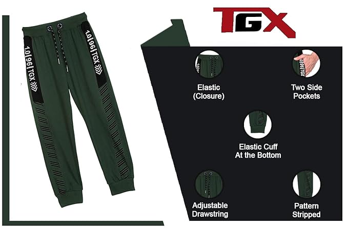 TOP GEAR Boy's Regular Fit Track Pants
