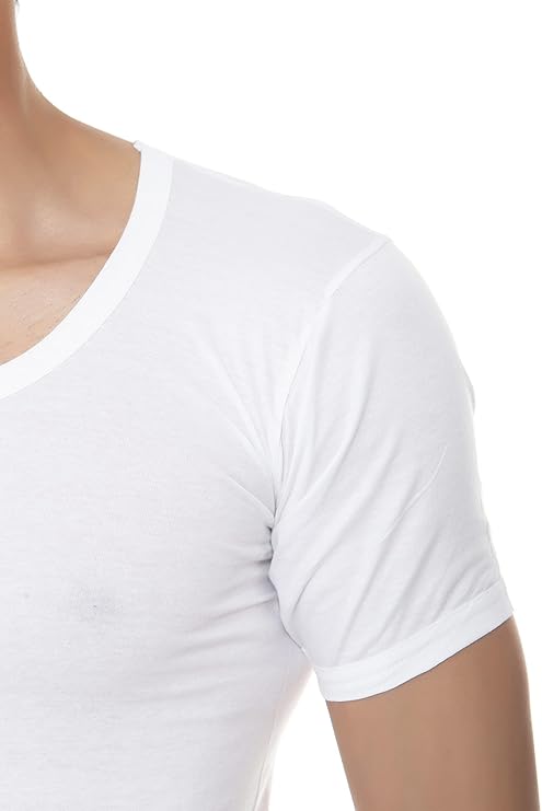 VIP Bonus Men's Half Sleeves Cotton Vest (Pack of 2)