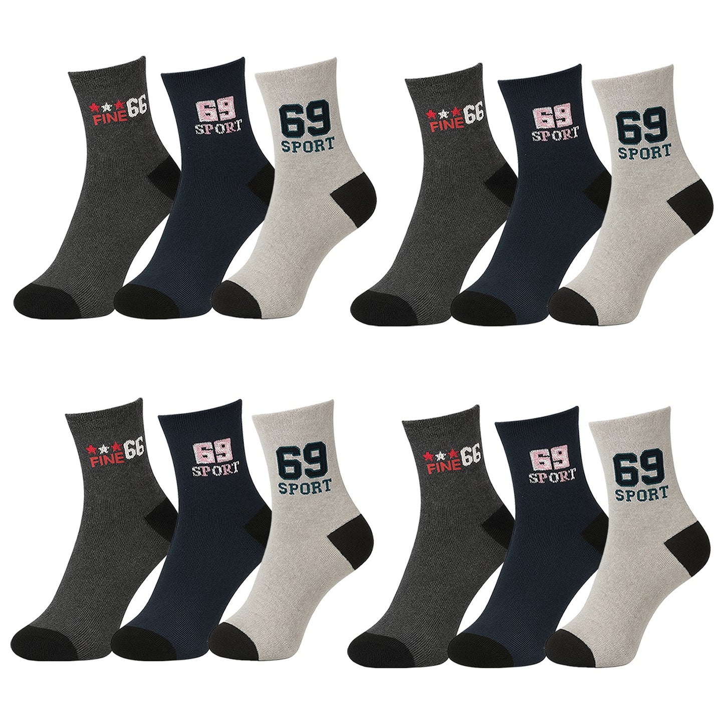 CRAE Sports Ankle Socks for Men & Women – Breathable, Sweat-Absorbent, Cushioned Athletic Socks for Running, Gym, Cycling.(SK007_PO12)