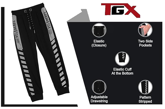 TOP GEAR Boy's Regular Fit Track Pants