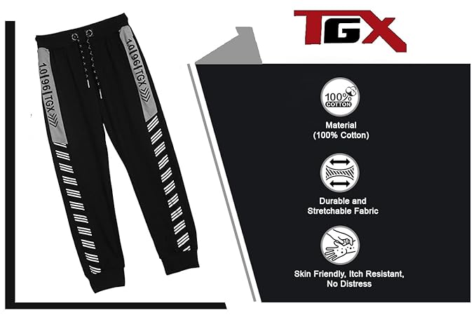TOP GEAR Boy's Regular Fit Track Pants