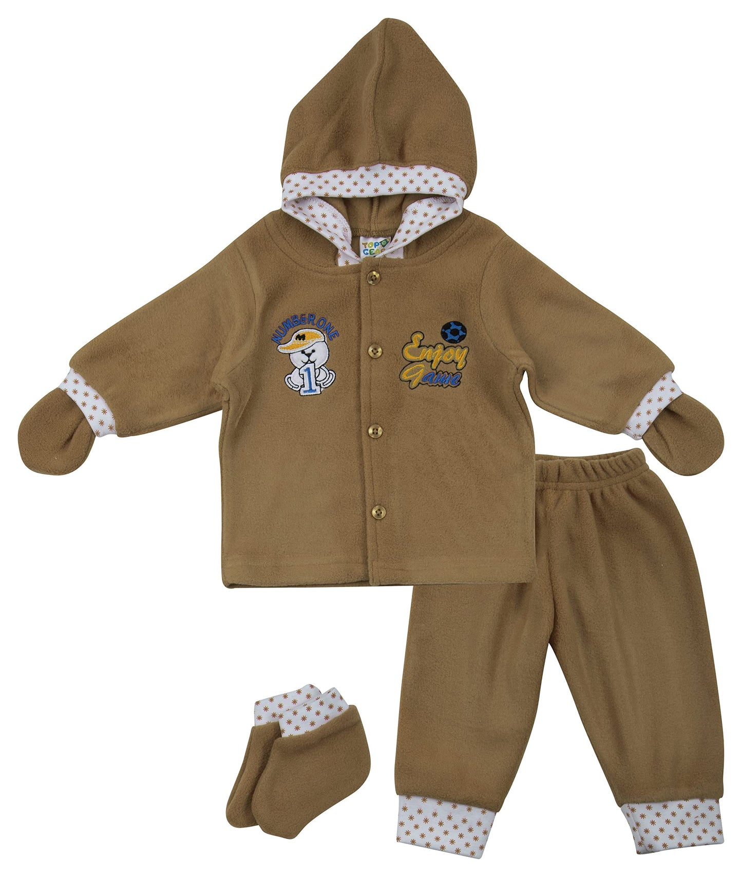 TOP GEAR Men's Cotton Cartoon Hoddie and Pajama Suit