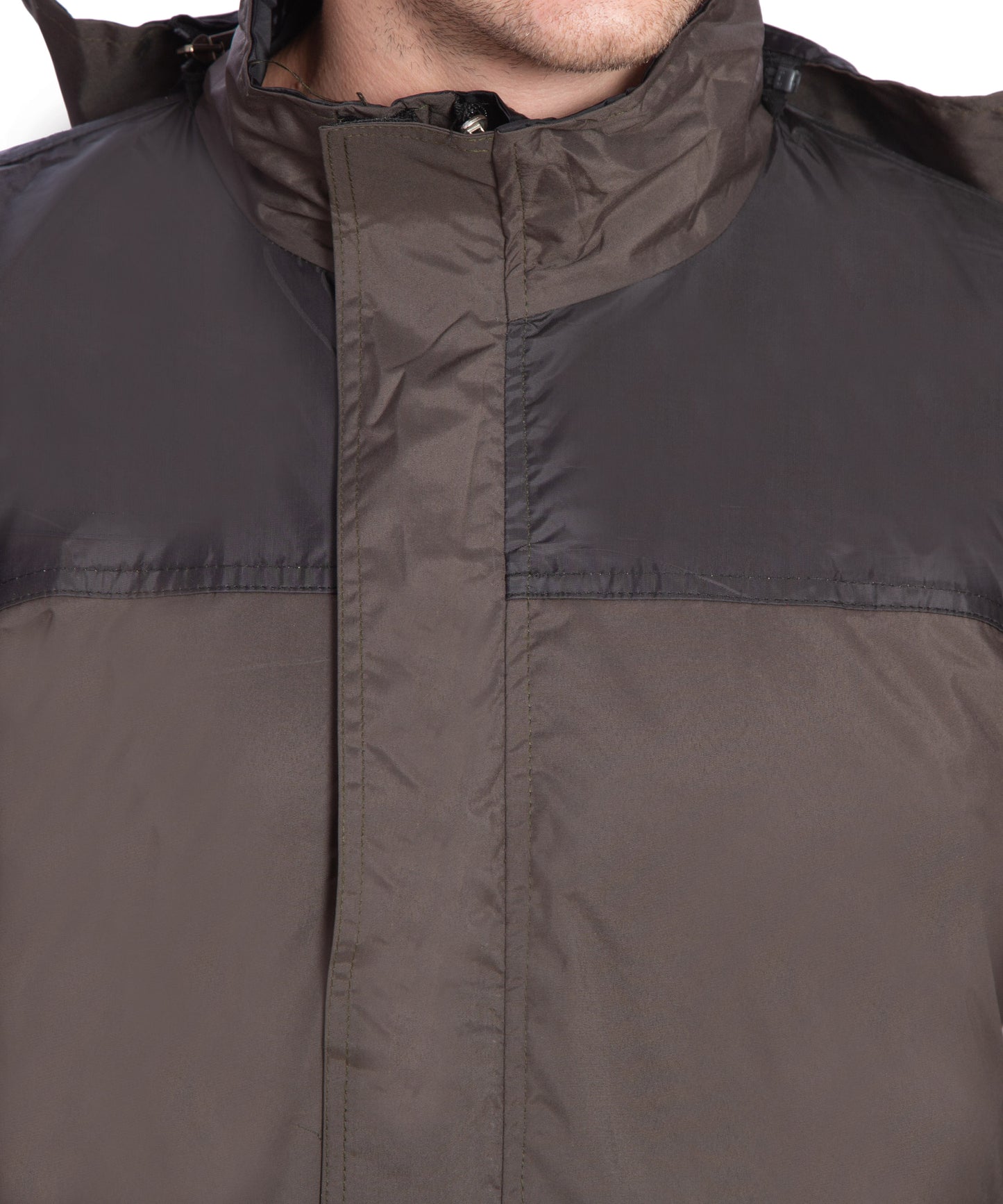 BTfash Two color Waterproof Rainsuit For Men,Men Bike Rain Suit Rain Jacket Suit Inner Mobile Pocket