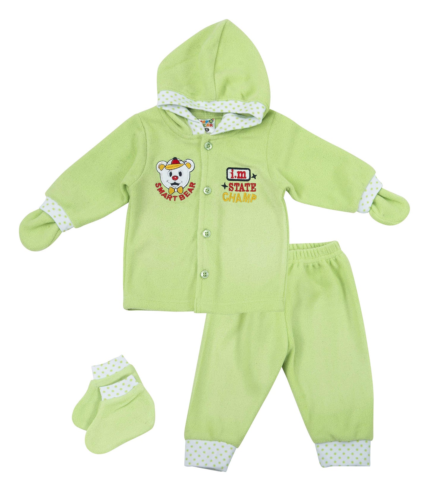 TOP GEAR Men's Cotton Cartoon Hoddie and Pajama Suit