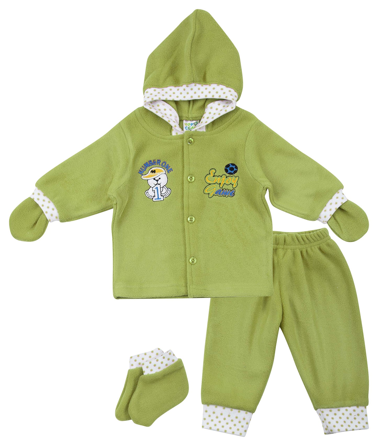 TOP GEAR Men's Cotton Cartoon Hoddie and Pajama Suit