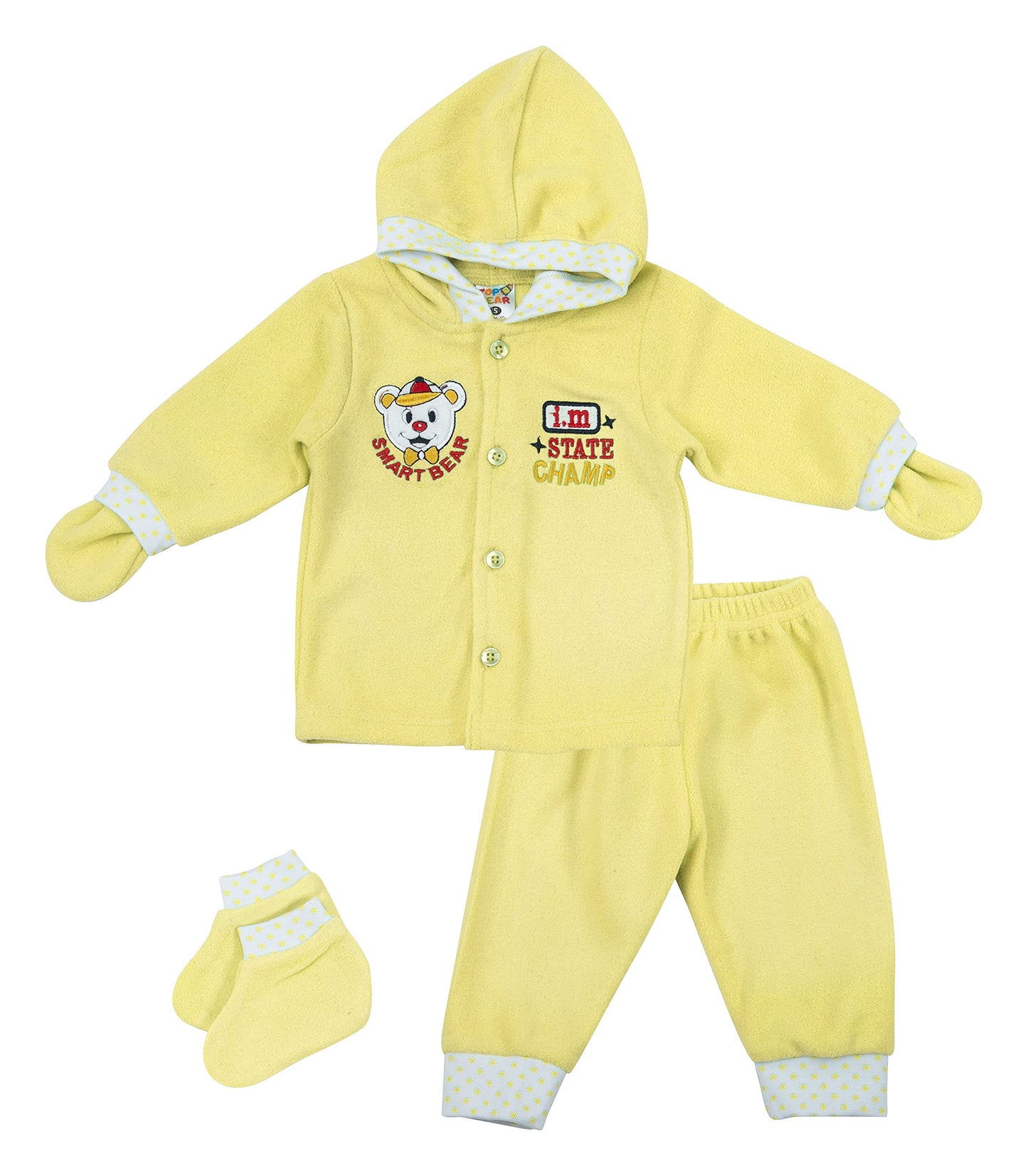 TOP GEAR Men's Cotton Cartoon Hoddie and Pajama Suit