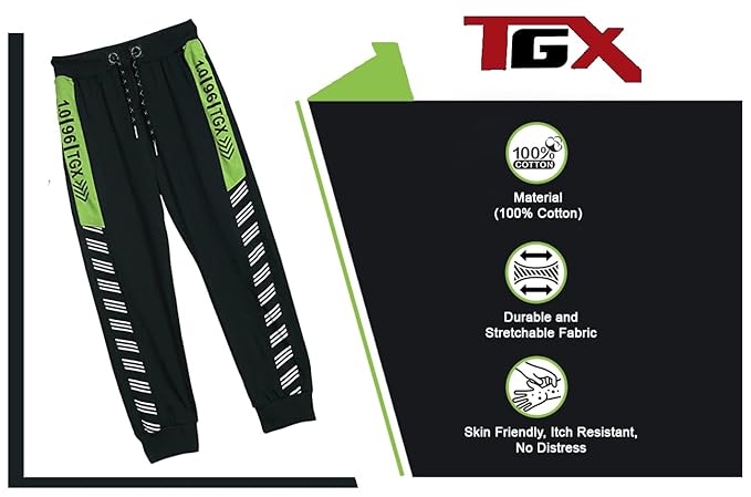 TOP GEAR Boy's Regular Fit Track Pants