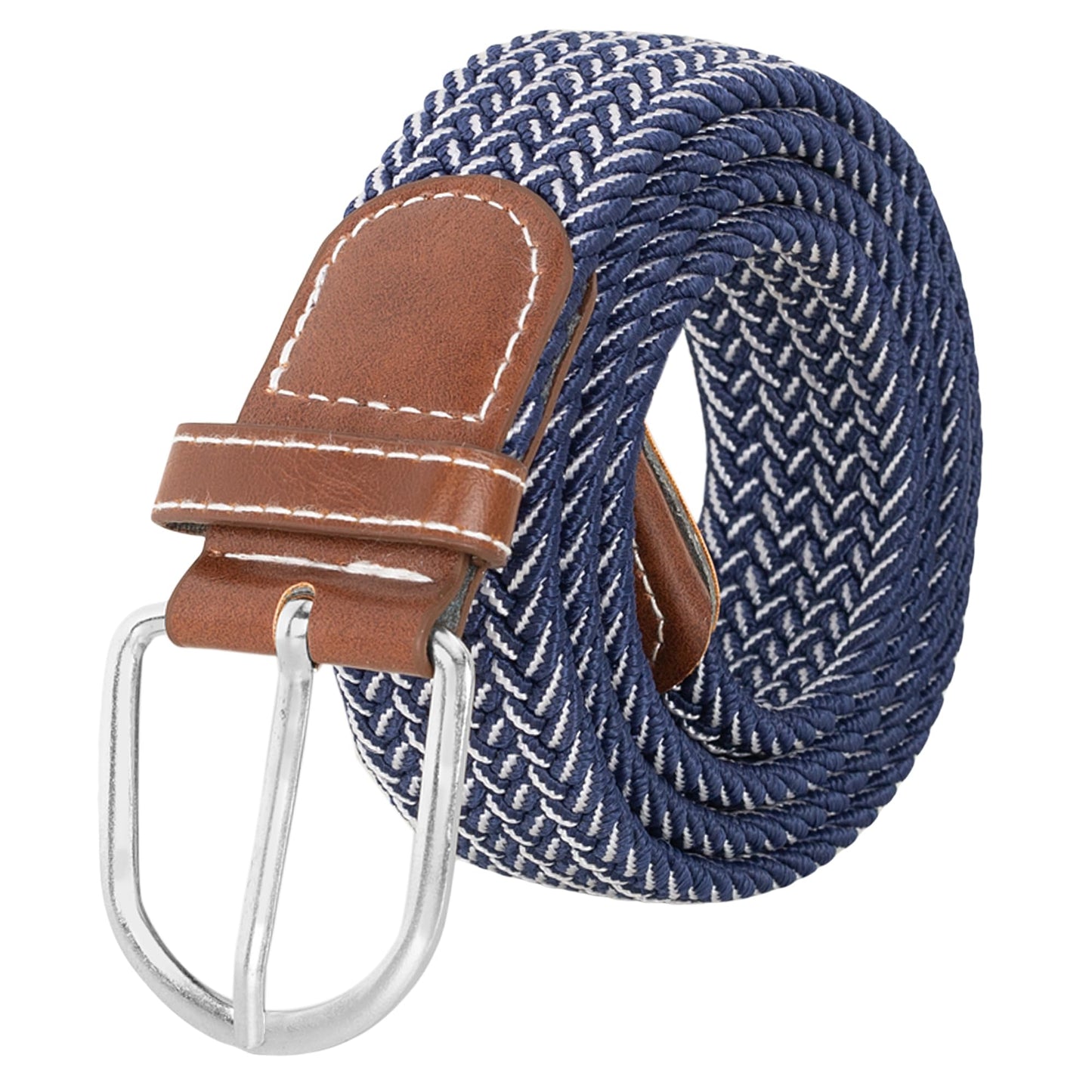 BTfash Stretchable Braided Woven Fabric Belt for Men and Women, Fits on upto 40 inch waist size | Pack of 1 |