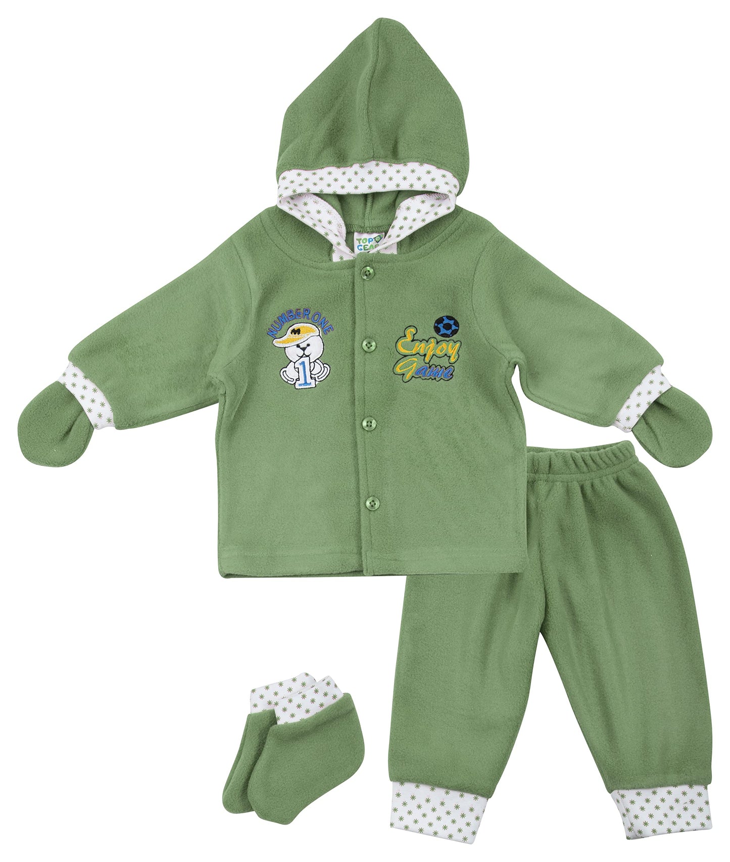 TOP GEAR Men's Cotton Cartoon Hoddie and Pajama Suit