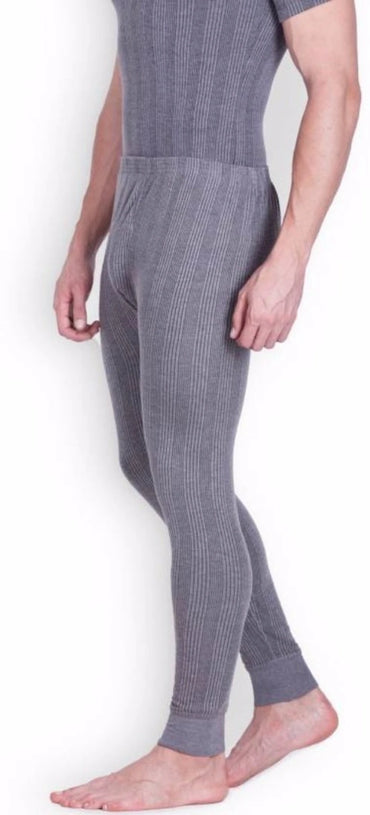 Lux Inferno Men's Thermal Bottom Lower Warmer | Cotton Rich Skinny Fit Mid Rise | Thermal Underwear Inner for Men